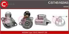 Motorino di avviamento CASCO 0.70 KW adatto per Nissan Almera Tino 1.8 1.5 CST45102AS