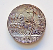 2 LIRE 1908  Quadriga Veloce