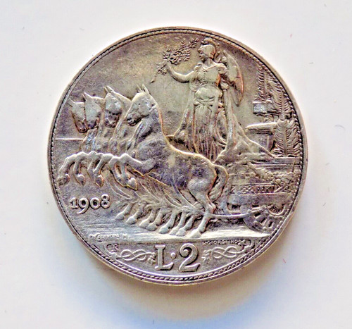 Lire 1908 quadriga veloce - ,