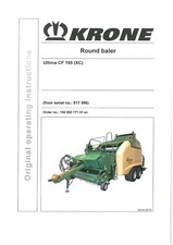 Krone Round Baler Ultima CF155