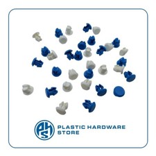 KIT Rivetti Bottoni plastica fissaggio Targa Auto/Moto - 500PZ - PHS
