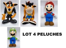 ✨ LOT 4 PELUCHES JEUX VIDEO