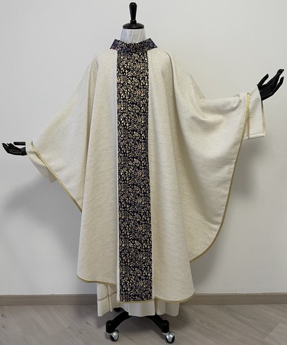 Casula bianca lurex - , con