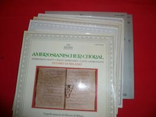 Lotto 11 dischi Classica lirica varie VEDI FOTO VINILI Gregorian Archiv Stereo
