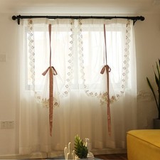 Tenda in pizzo trasparente