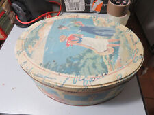 Scatola di Latta ovale Battistero Colomba classica VINTAGE - come da foto