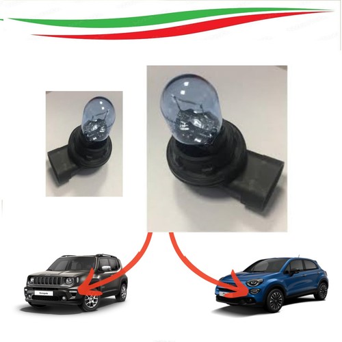 Portalampada lampadina faro - +,