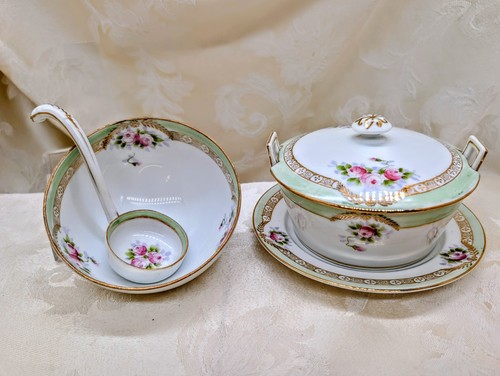 Raro antico set - piatti, scarico