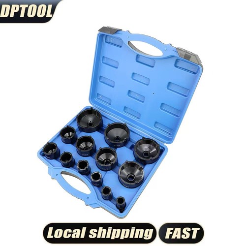 13pc spindle nut socket set - spindle,