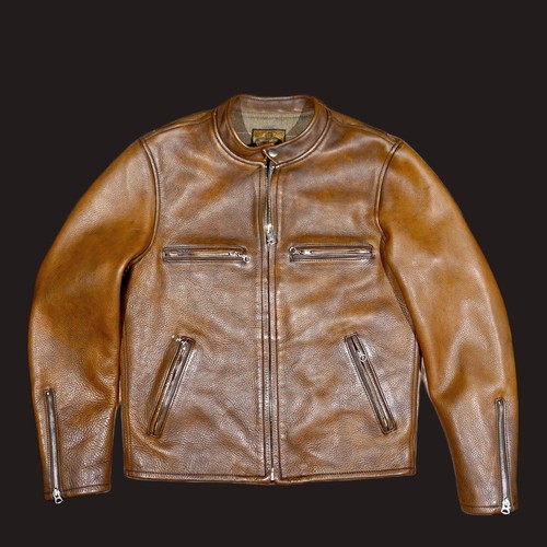 Giacca pelle uomo stile