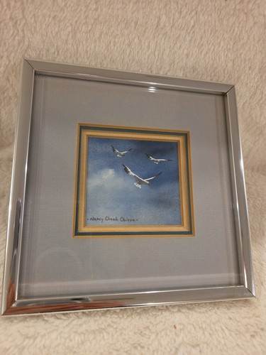 Quadro acquerello gabbiani - quadro,