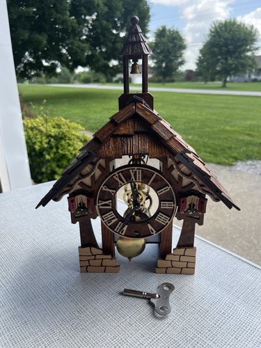 Orologio scheletro legno - scheletro, in