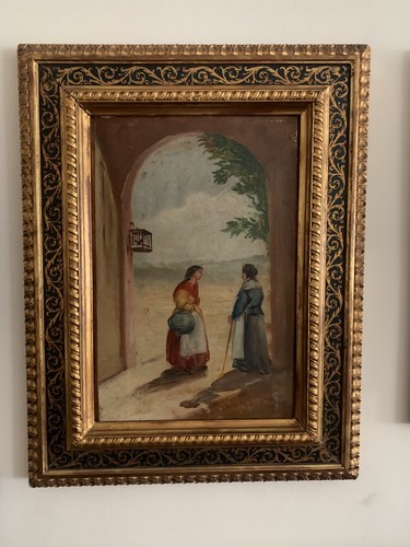 Quadro antico olio - quadro,