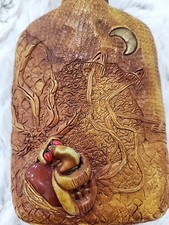 Bottiglia di vetro viso, fungo