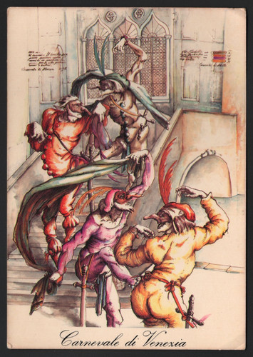 Venezia carnevale disegno - -,