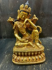 antico bronzo dorato Kwan Yin