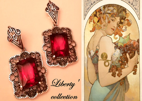 Bellissimi orecchini liberty - bellissimi,