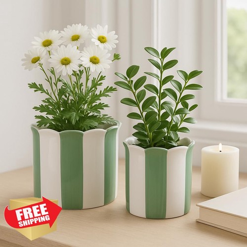 Fioriera ceramica verde - ceramica,