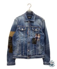 Giacca denim patchwork