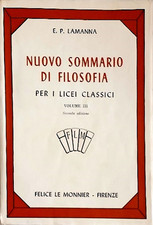 Lamanna,E. - Nuovo sommario di Filosofia. Per i licei classici. Vol.III:Storia d