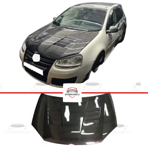 Cofano volkswagen golf - 5, fibra