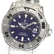 Orologio automatico da donna TUDOR Prince Date Hydronaut 99090P data quadrante blu navy_918447