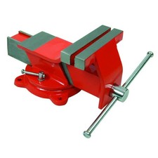 Morsa da banco girevole in acciaio