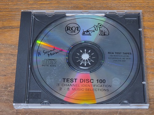 Rca test tapes - cd, a