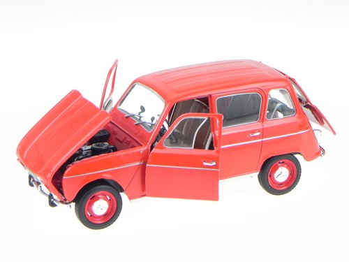 Renault rosso modellino - 4, r4