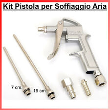 Pistola Soffiaggio ad Aria Compressa per compressore innesto rapido canna lunga
