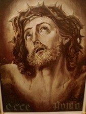 Quadro Antico Vintage Olio Tela Dipinto Firma Firmato  800 ?? Cornice...