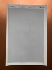 LETRASET Letratone LT 219 10% 22.5 lines/cm transfer lettere da grattugia nuove