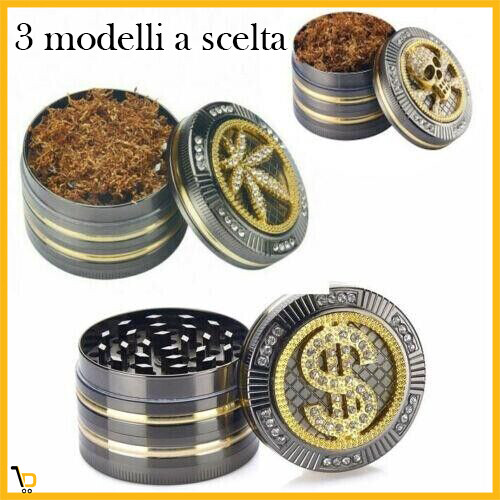 Grinder metallo trita tabacco