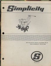 SIMPLICITY MOTOZAPPA ROTATIVA