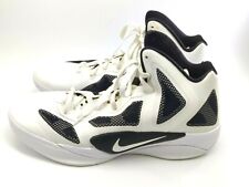 Scarpe da basket Nike Zoom Hyperfuse 2011 bianche nere da uomo taglia 15