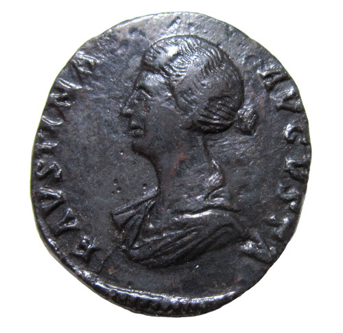 Sesterzio bronzo faustina ii - sesterzio,