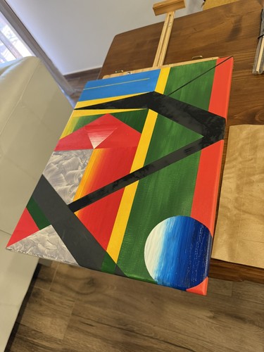 Quadro astratto geometrico