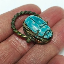 Anello stile antico scarabeo