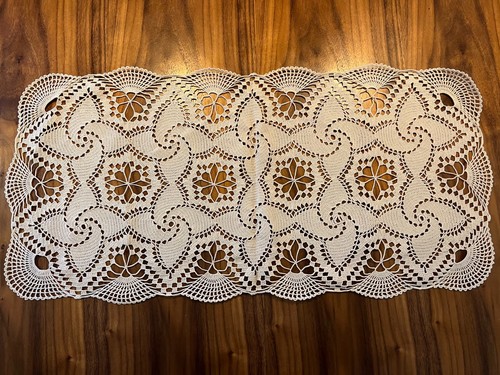 Vintage crochet cotton lace - vintage,