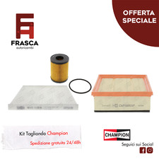 Kit tagliando tre filtri - filtri, fiat