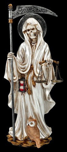 Statua santa muerte con - santa,