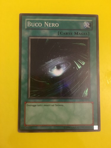 Carta buco nero - yu, super