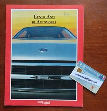 Saab Rivista 22 Cento Anni Auto 1986 Auto Capital Depliant Collezione Privata