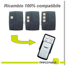 Telecomando radiocomando Slide 315 Mhz compatibile Fadini Astro75 tasti bianchi