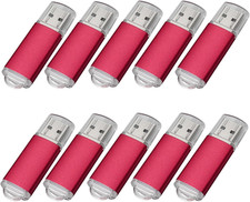 10 Chiavette USB 2.0 Rosso