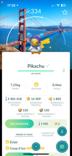 Costume pokémon shiny - go,