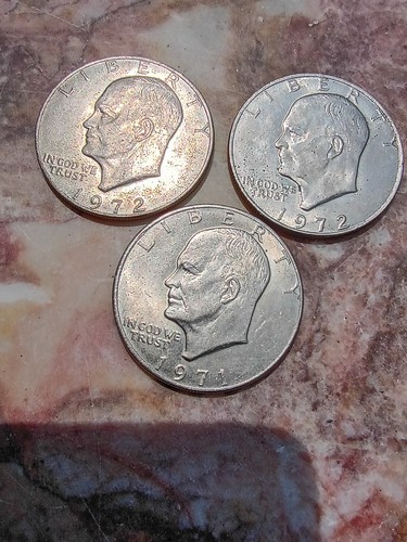 Due monete dollaro usa - due, un