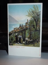 POSTCARD LAGO DI LUGANO ALBOGASIO CPA AK SWISS