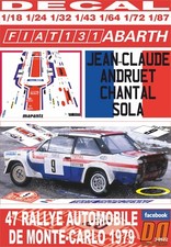 DECAL FIAT 131 ABARTH