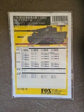 1:35 FOX MILITARY TIGRE 1942 DECALS SET